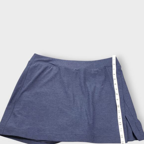 Outdoor Voices Court Skort 4.5" Blue Tennis Skirt XL Pocket High Rise Stretch - Picture 9 of 9